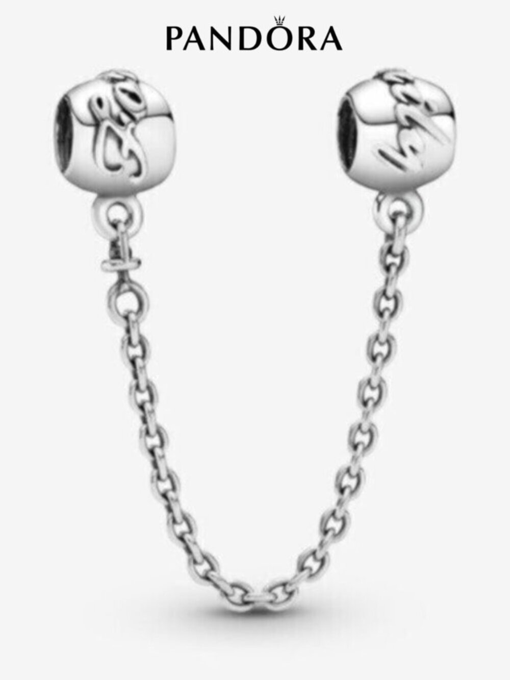 Pandora Family Forever Safety Chain Charm